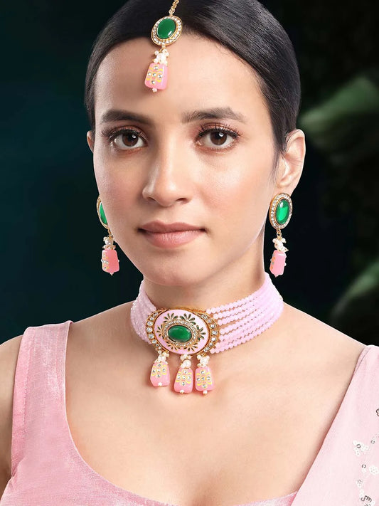 Choker Set with Stones by Peora – Sparkling Elegance for Every Occasion