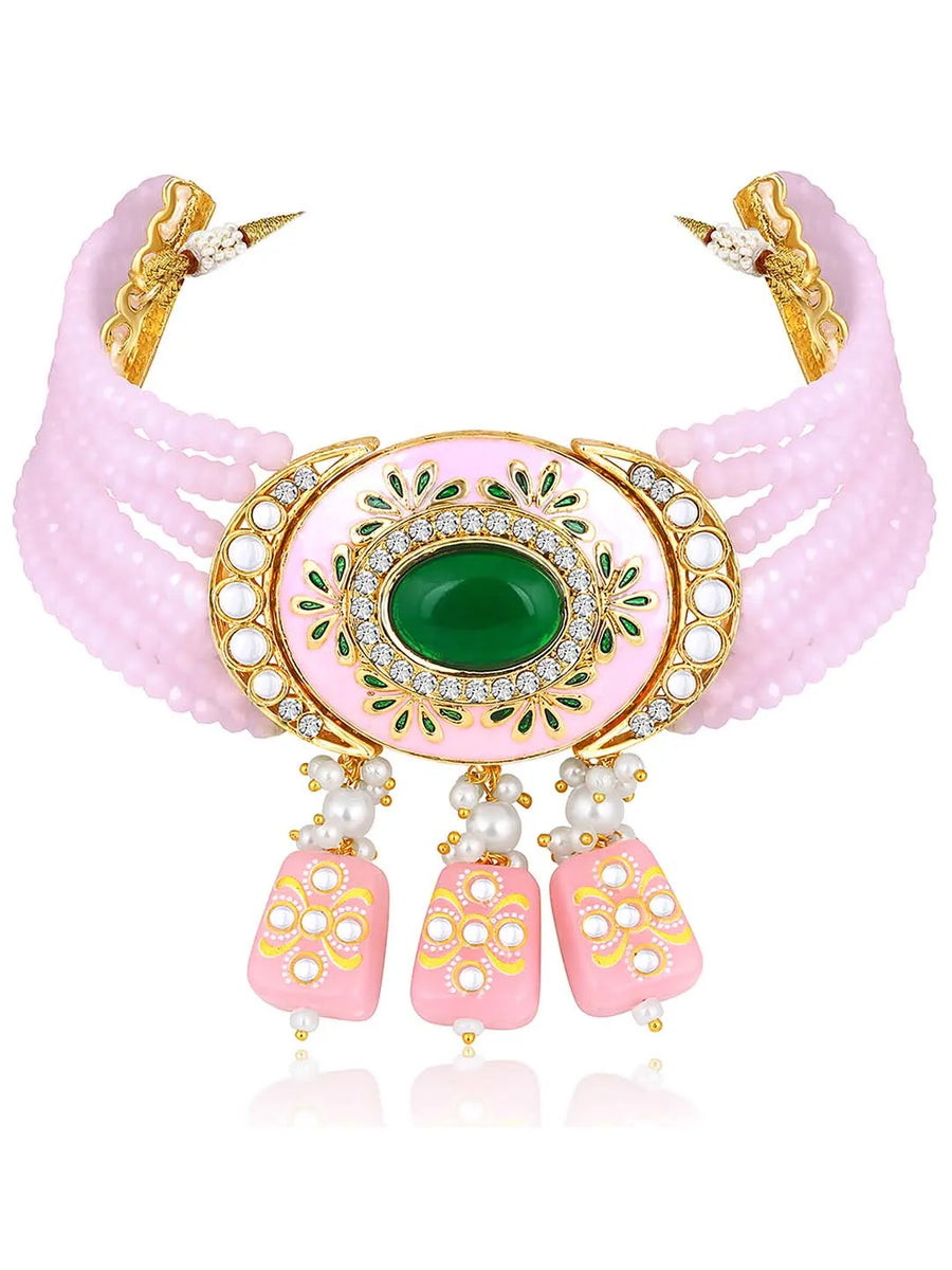 Choker Set with Stones by Peora – Sparkling Elegance for Every Occasion