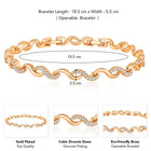 Gleaming CZ Bracelet by Peora | Radiant Cubic Zirconia Fashion Jewellery

