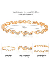 Gleaming CZ Bracelet by Peora | Radiant Cubic Zirconia Fashion Jewellery

