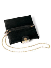 Black clutch bag named Clutch Bags Crafted for Elegance, featuring pearl detailing and soft fabric texture | Peora
