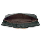 Velvet Midnight Aura Flap Clutch - Black