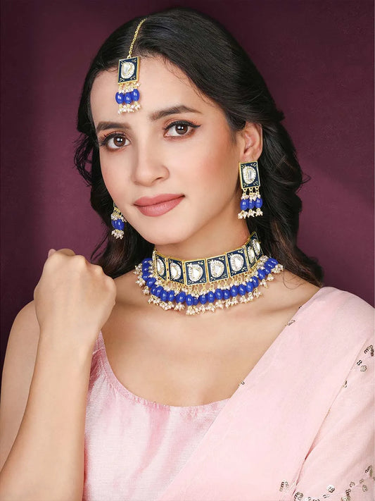 Luxurious Celestial Glow Choker Set