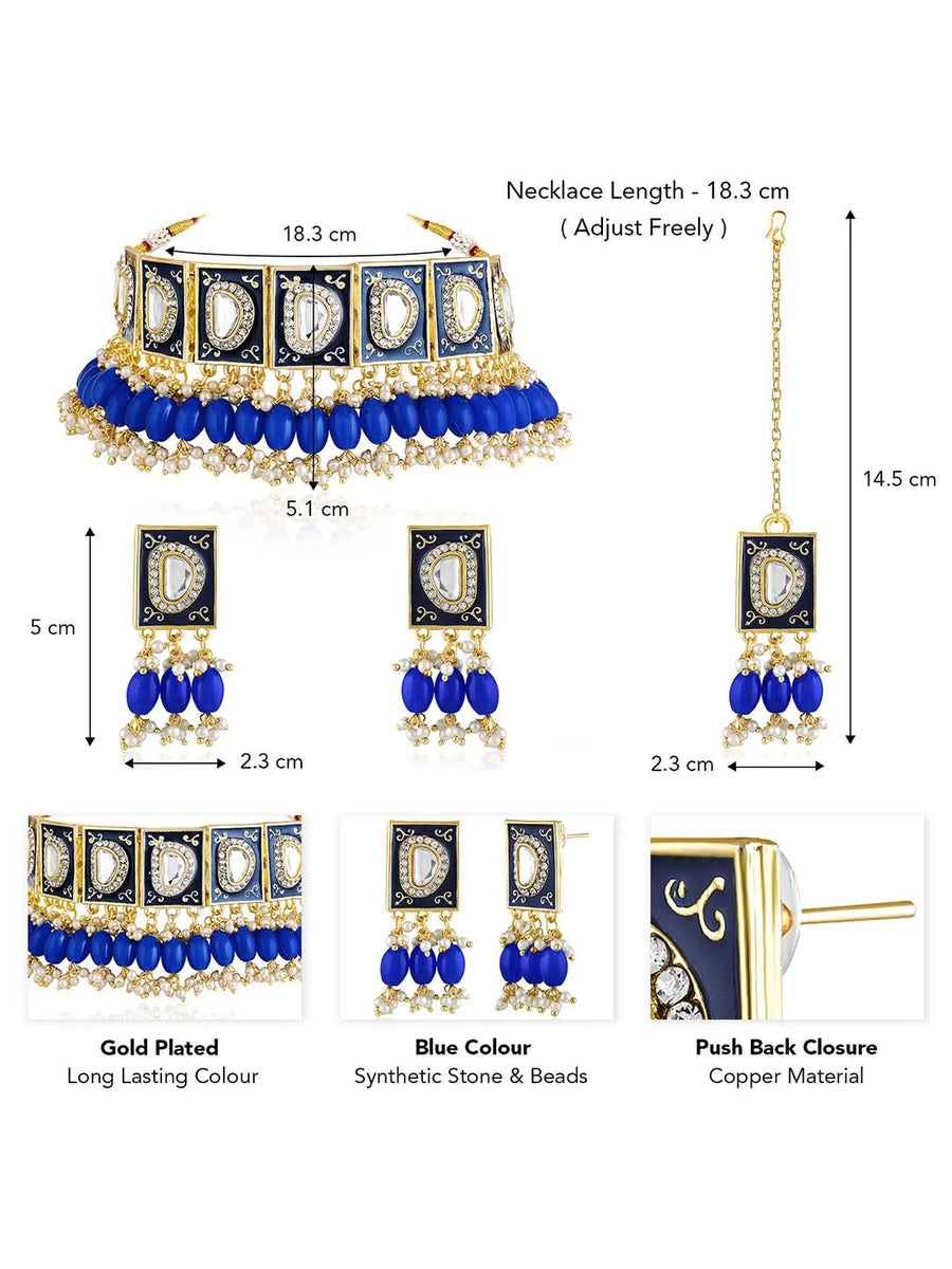 Luxurious Celestial Glow Choker Set