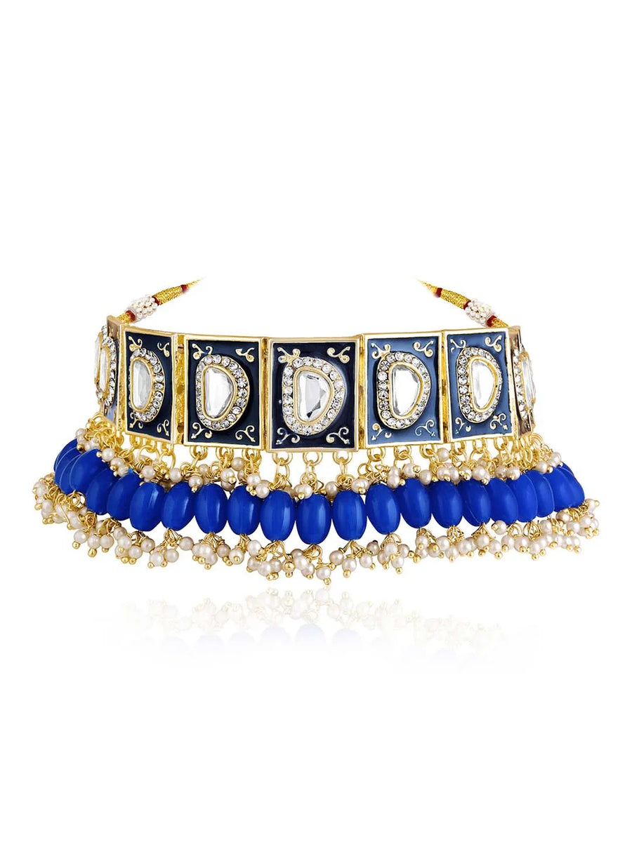 Luxurious Celestial Glow Choker Set