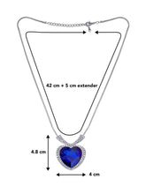 Blue Heart Necklace – Elegant Symbolic Jewellery | Peora
