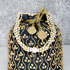 Chic Potli Bag for Fashion Brides - Blue