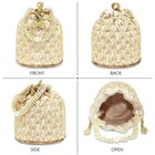 Chic Potli Bag for Fashion Brides - Cream