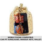 Chic Potli Bag for Fashion Brides - Gold