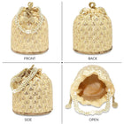 Chic Potli Bag for Fashion Brides - Gold