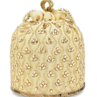 Chic Potli Bag for Fashion Brides - Gold