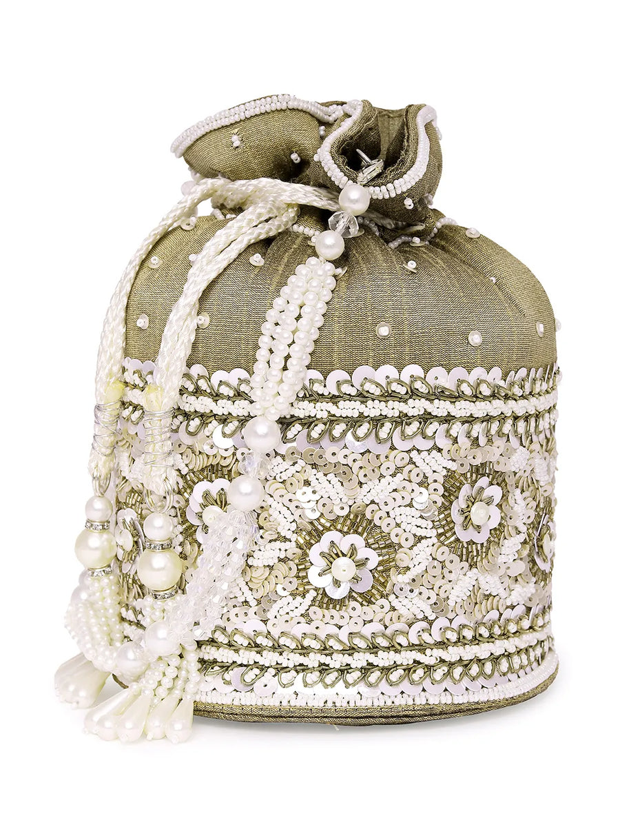 Bling Bliss Sequin-Infused Potli Bag