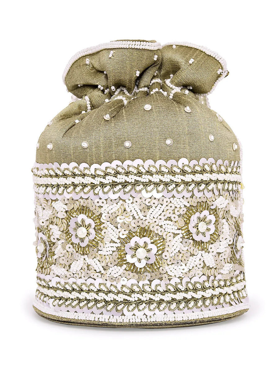 Bling Bliss Sequin-Infused Potli Bag
