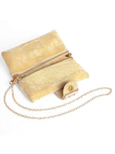 Brown clutch bag named Clutch Bags Crafted for Elegance, featuring pearl detailing and soft fabric texture | Peora
