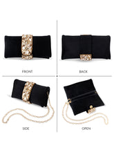 Clutch Couture Elegant Black Purse