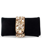 Fashionable Clutch Couture Purse - Black