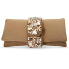 Fashionable Clutch Couture Purse - Brown