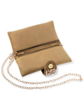 Fashionable Clutch Couture Purse - Brown