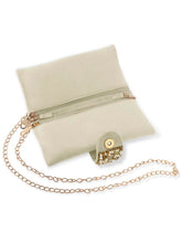 Fashionable Clutch Couture Purse - Cream