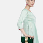 Fashionable Clutch Couture Purse - Green