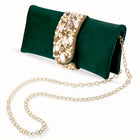 Fashionable Clutch Couture Purse - Green