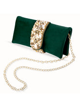 Fashionable Clutch Couture Purse - Green