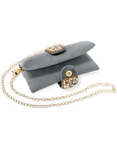 Fashionable Clutch Couture Purse - Grey
