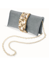 Fashionable Clutch Couture Purse - Grey