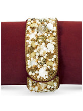 Fashionable Clutch Couture Purse - Maroon