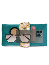 Fashionable Clutch Couture Purse - Teal Green