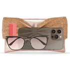 Eternal Glam Bead Bow Statement Purse - Copper