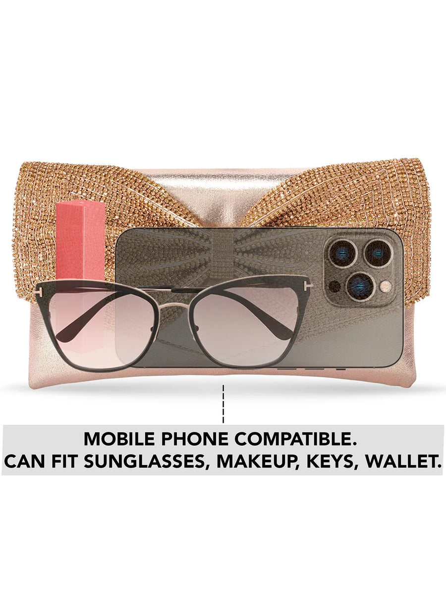 Eternal Glam Bead Bow Statement Purse