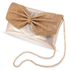 Eternal Glam Bead Bow Statement Purse - Copper