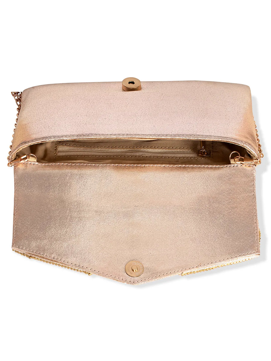 Eternal Glam Bead Bow Statement Purse