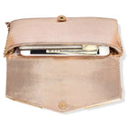 Eternal Glam Bead Bow Statement Purse - Copper