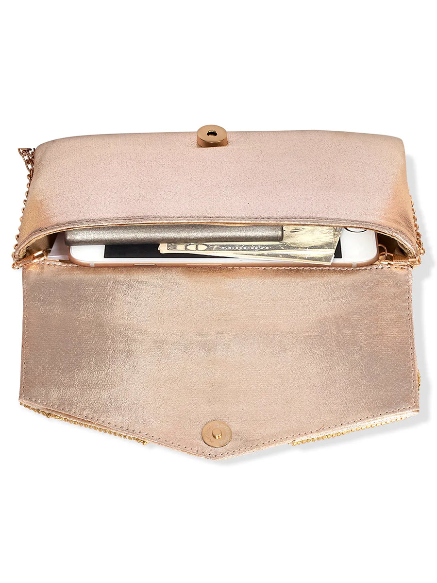 Eternal Glam Bead Bow Statement Purse
