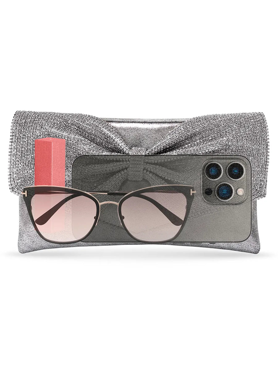 Eternal Glam Bead Bow Statement Purse