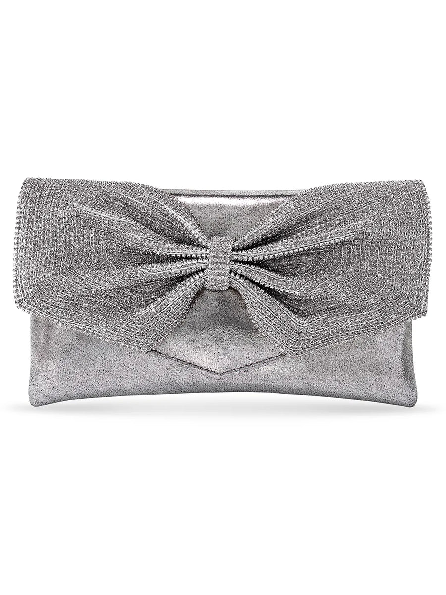 Eternal Glam Bead Bow Statement Purse