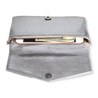 Eternal Glam Bead Bow Statement Purse - Grey
