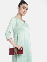 Luxe Mosaic Beaded Statement Box Clutch