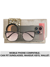 Timeless Majesty Faux Gem Clutch Purse