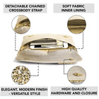 Timeless Majesty Faux Gem Clutch Purse