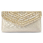 Glimmer Weave Crystal Detail Purse