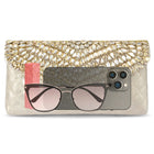 Glimmer Weave Crystal Detail Purse