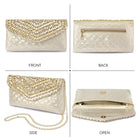 Glimmer Weave Crystal Detail Purse