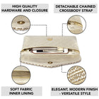 Glimmer Weave Crystal Detail Purse