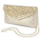 Glimmer Weave Crystal Detail Purse