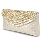 Glimmer Weave Crystal Detail Purse