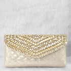Glimmer Weave Crystal Detail Purse