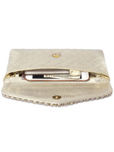 Glimmer Weave Crystal Detail Purse